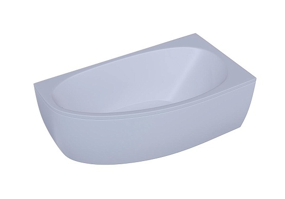 Акриловая асимметричная угловая ванна Aquatek Eco-Friendly Дива 150х90 правая, с каркасом