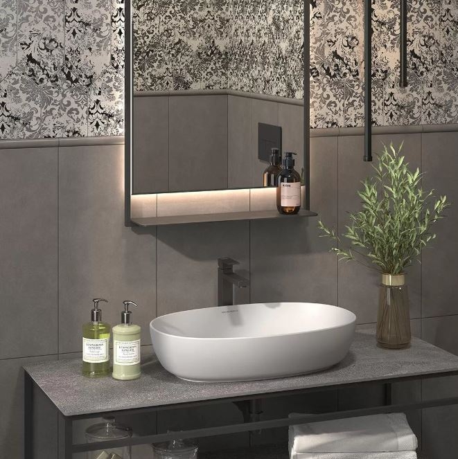 Умывальник Plaza 60*38*13,5 накладной