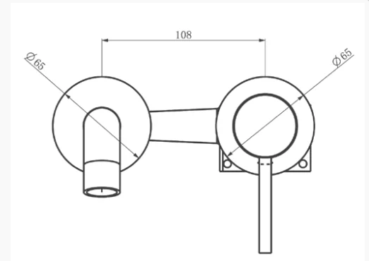 Смеситель для умывальника Vivi Felice bianco opaco белый