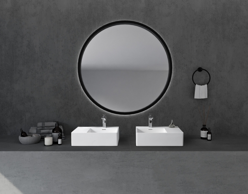 Раковина подвесная ABBER Stein (белый матовый)