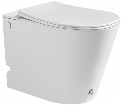 Унитаз приставной импульсный Roxen Turbo  36x57,5 безободковый Soft Close