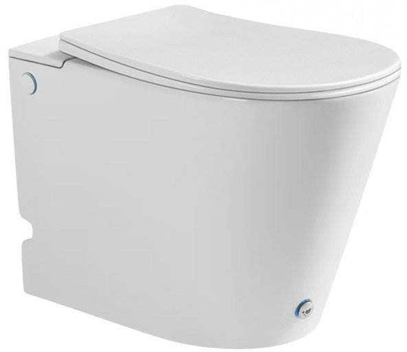 Унитаз приставной импульсный Roxen Turbo  36x57,5 безободковый Soft Close