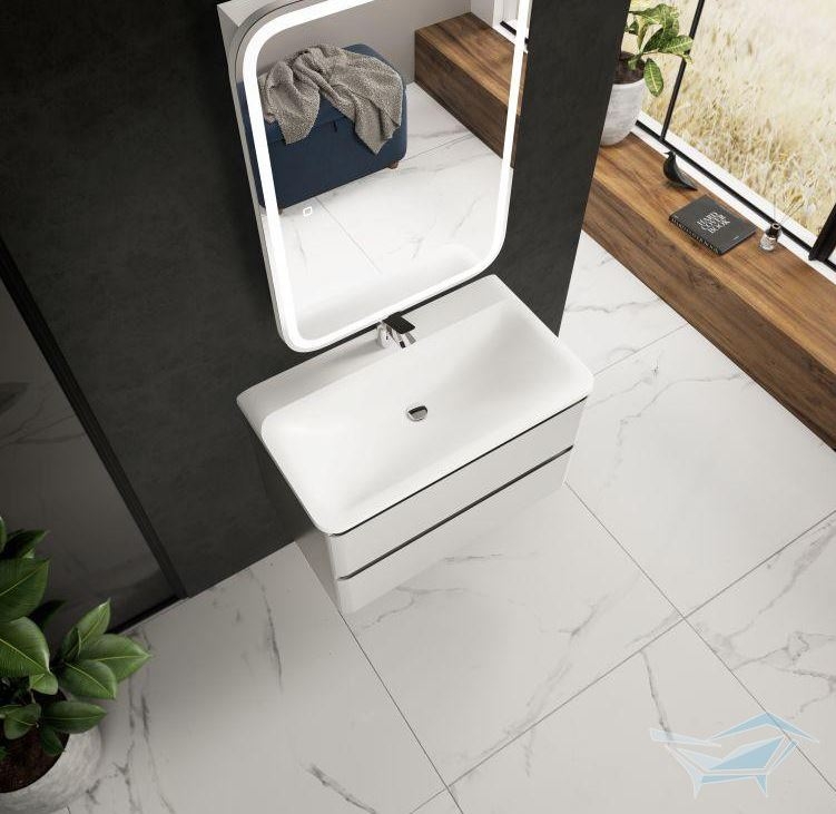 Комплект мебели AQUAme S4 80 + Раковина Solo 80, 80x45