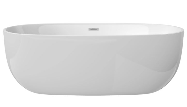 Акриловая ванна, DEANTE ALPINA  отдельностоящая, овальная - 170 см