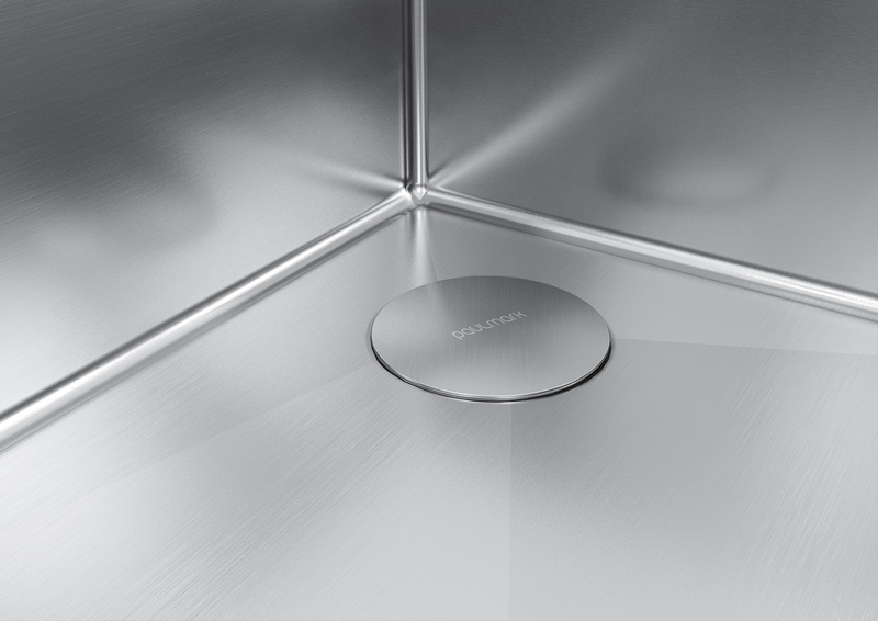 Кухонная мойка PAULMARK NEXT-SKEW 54 UNI  (стальной/брашированная сталь)