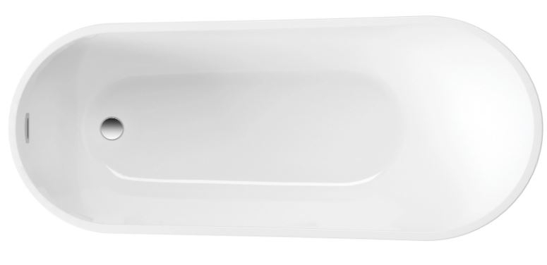 Акриловая ванна, DEANTE ARNIKA отдельностоящая, асимметричная - 170 см