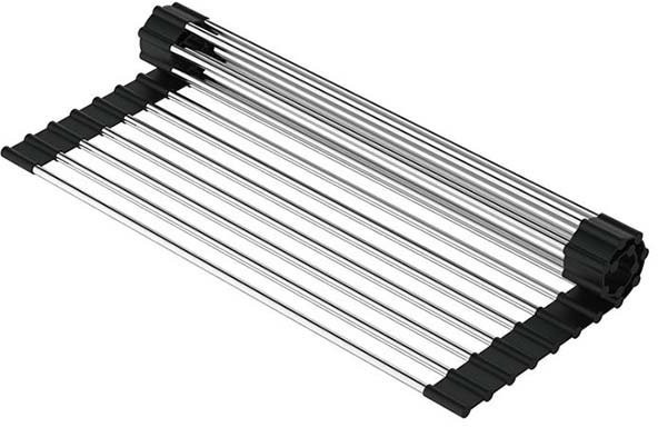 Кухонная мойка Roxen Uno PVD (графит) под столешницу с ролл-матом и дозатором в цвете графит