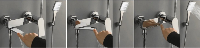 Смеситель для ванны Rea Storm Chrome 