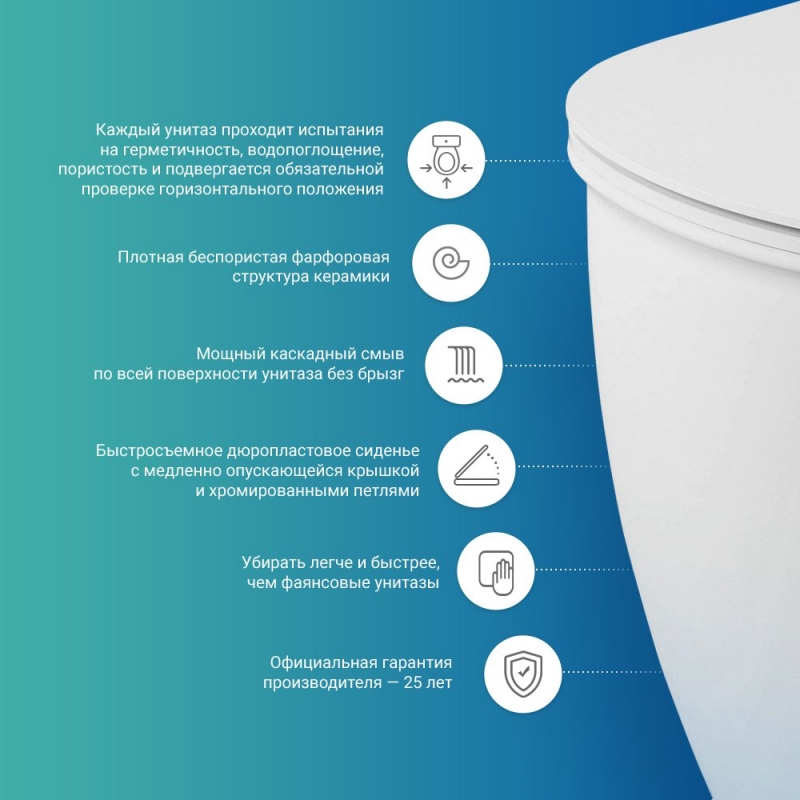 Подвесной унитаз Lavinia Boho One Rimless c сиденьем в комплекте