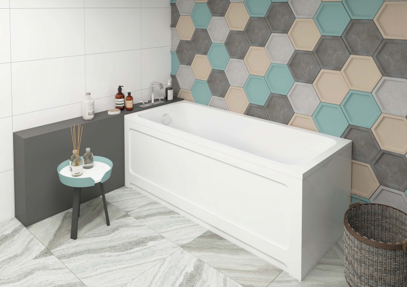 Акриловая прямоугольная ванна Aquatek Eco-Friendly Мия 