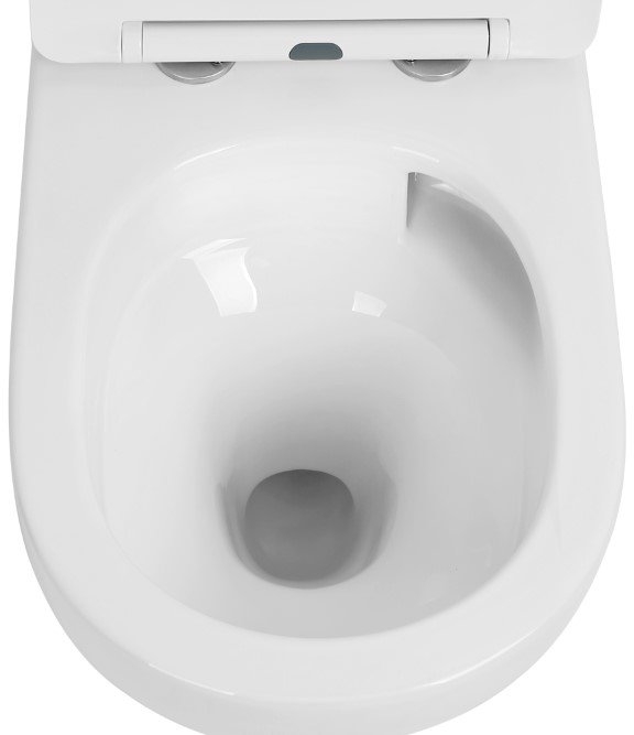 Унитаз подвесной Boheme AVVA 36x53 сиденье Duroplast, микролифт, белый