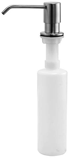 Кухонная мойка Roxen Uno PVD (графит) под столешницу с ролл-матом и дозатором в цвете графит