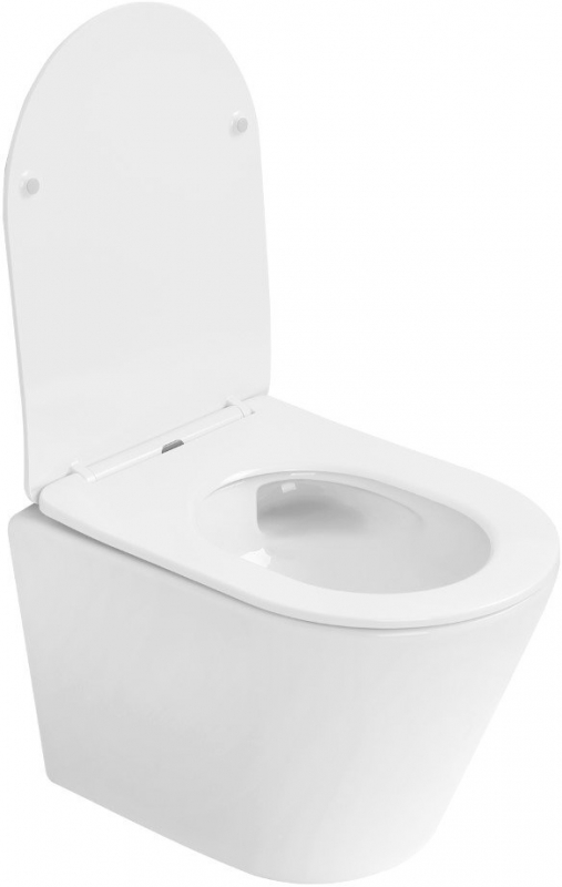 Унитаз подвесной Boheme AVVA 36x53 сиденье Duroplast, микролифт, белый