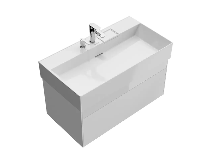 Тумба подвесная с умывальником Kerama Marazzi LOGICA  90 см