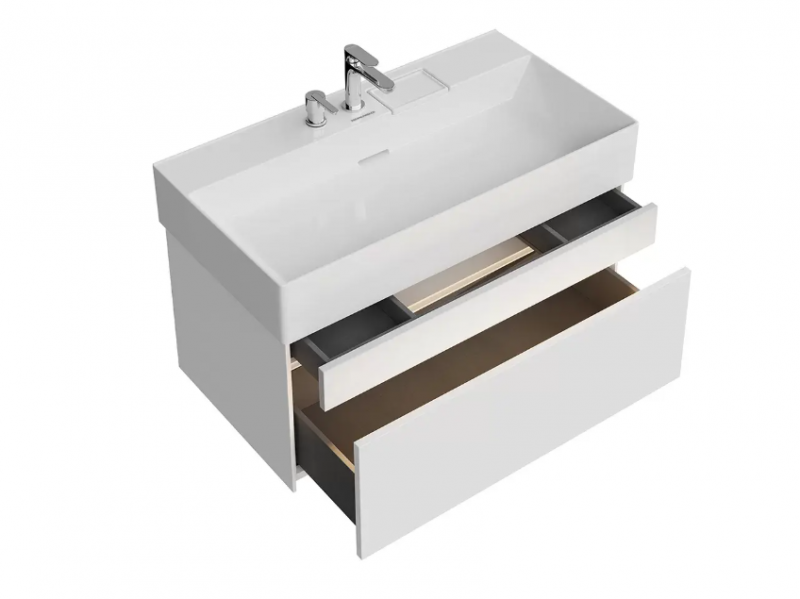 Тумба подвесная с умывальником Kerama Marazzi LOGICA  90 см