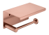 Держатель туалетной бумаги с крышкой UNO COPPER BRUSHED