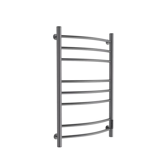   Полотенцесушитель электрический Маргроид Ferrum Вид 5 СНШ 80/50 Графит, скрытого монтажа, таймер справа