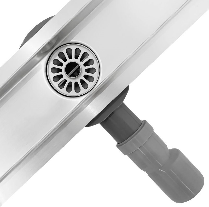 Душевой лоток Roxen White glass