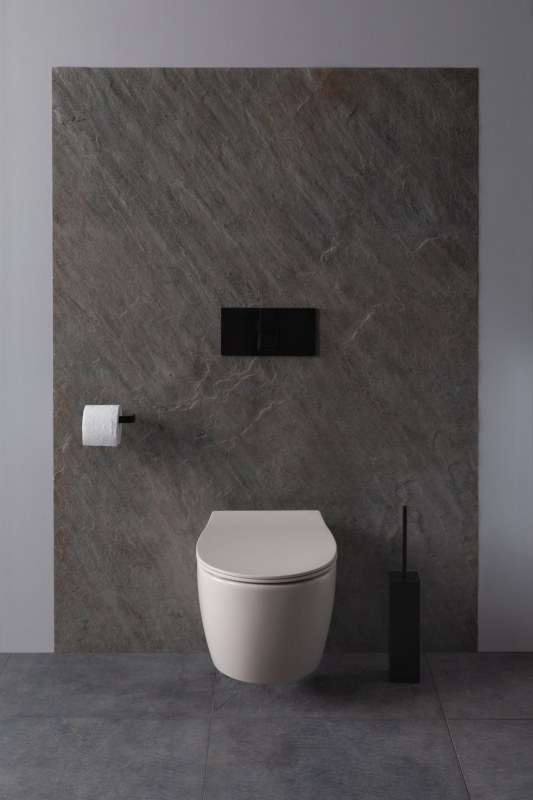 Подвесной унитаз Allen Brau Fantasy  с сиденьем в комплекте, бежевый 51*36