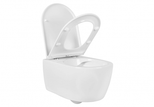 Унитаз подвесной безободковый Aquatek ЕВРОПА  52*36*26 с сиденьем Soft Close