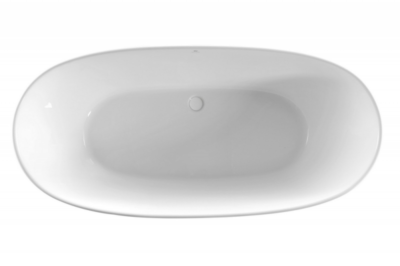 Акриловая ванна ABBER 170*80 см белая