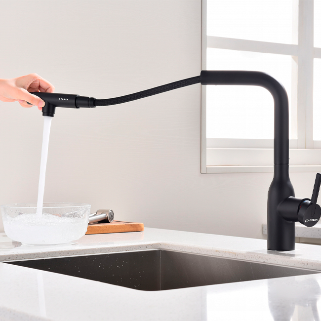 Смеситель PAULMARK VIPER  (черный/антрацит)