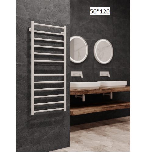 ПОЛОТЕНЦЕСУШИТЕЛЬ STINOX TOSCANA 50*120 RAL 9018 с комплектом подключения 3/4*1/2