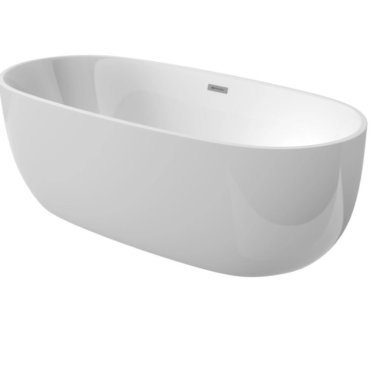 Акриловая ванна, DEANTE ALPINIA отдельностоящая, овальная - 160 см