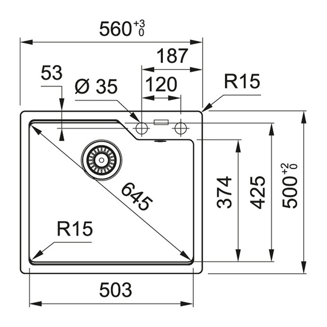 МОЙКА КУХОННАЯ FRANKE UBG 610-56,ЧЕРНЫЙ МАТОВЫЙ