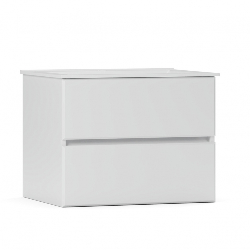 ТУМБА Belux ТОСКАНА НП 70 C УМЫВАЛЬНИКОМ "КЕРАМИН" БЕРГАМО НОВА 70 БЕЛЫЙ 