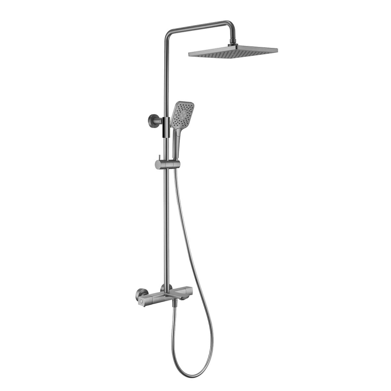 Душевая система Vincea Next  с термостатом графит