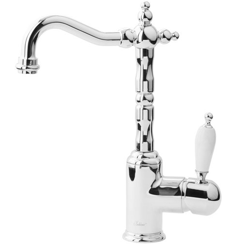 Смеситель для умывальника Boheme Tradizionale Chromo с керамической ручкой