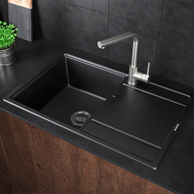 Смеситель PAULMARK KASSEL стальной/никель