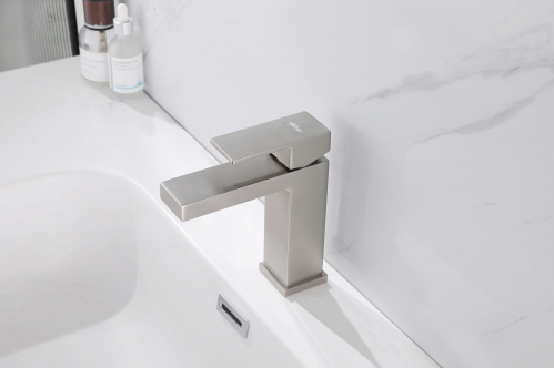 Смеситель ABBER Daheim для раковины, нержавеющая сталь