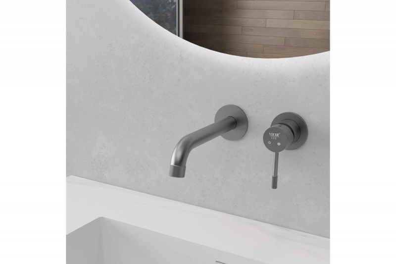 Смеситель  для умывальника Vieir в цвете графит