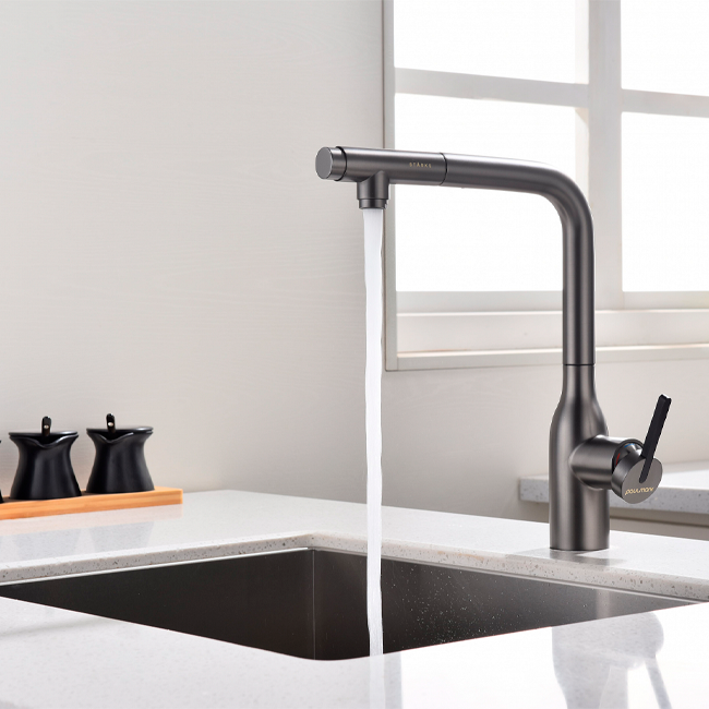 Смеситель PAULMARK VIPER  (вороненая сталь/беретта)