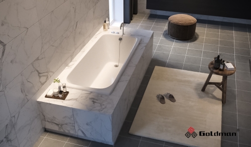 Ванна чугунная Comfort  Goldman 170х75х47