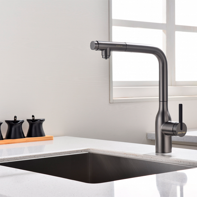 Смеситель PAULMARK VIPER  (вороненая сталь/беретта)