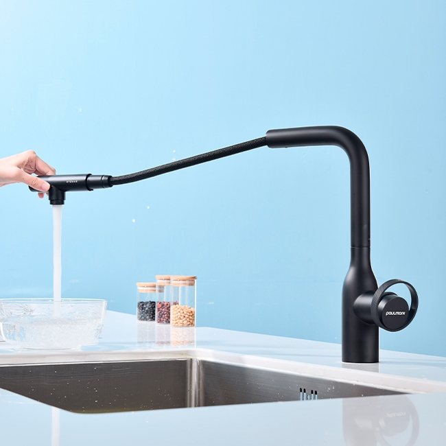 Смеситель PAULMARK URBAN (черный/антрацит)