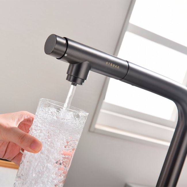 Смеситель PAULMARK VIPER  (вороненая сталь/беретта)