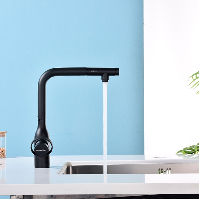 Смеситель PAULMARK URBAN (черный/антрацит)