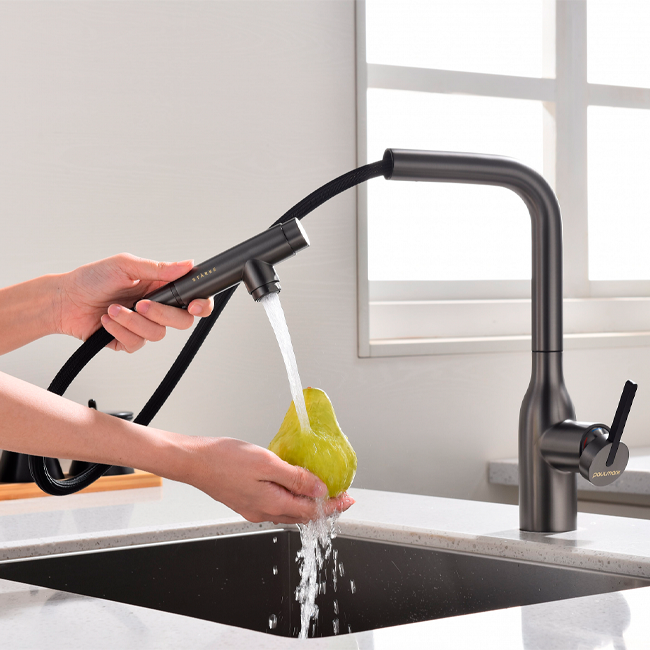 Смеситель PAULMARK VIPER  (вороненая сталь/беретта)