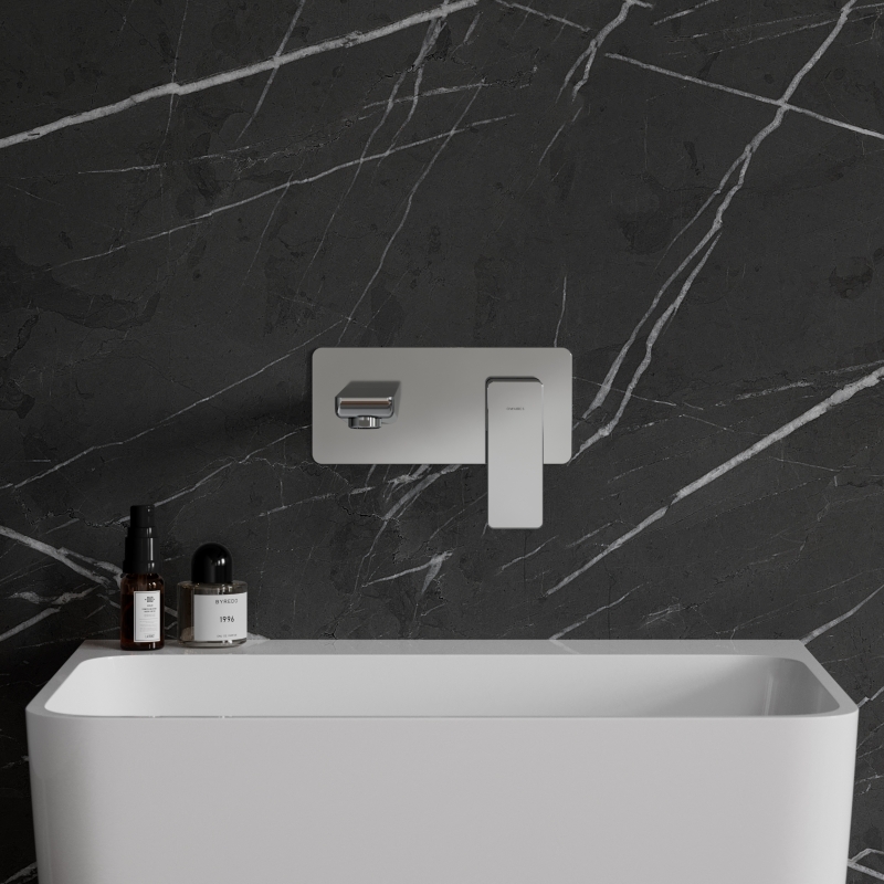 Смеситель для раковины скрытого монтажа Omnires Parma, хром