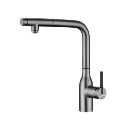 Смеситель PAULMARK VIPER  (вороненая сталь/беретта)