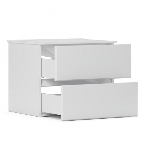 ТУМБА Belux ТОСКАНА НП 70 C УМЫВАЛЬНИКОМ "КЕРАМИН" БЕРГАМО НОВА 70 БЕЛЫЙ 