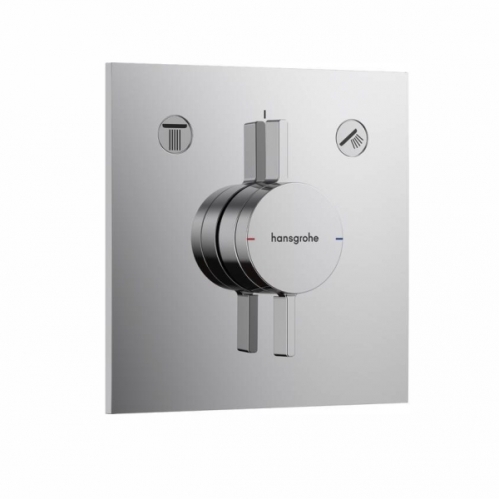 Смеситель для душа скрытого монтажа Hansgrohe DuoTurn E, внешняя часть