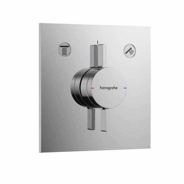 Смеситель для душа скрытого монтажа Hansgrohe DuoTurn E, внешняя часть