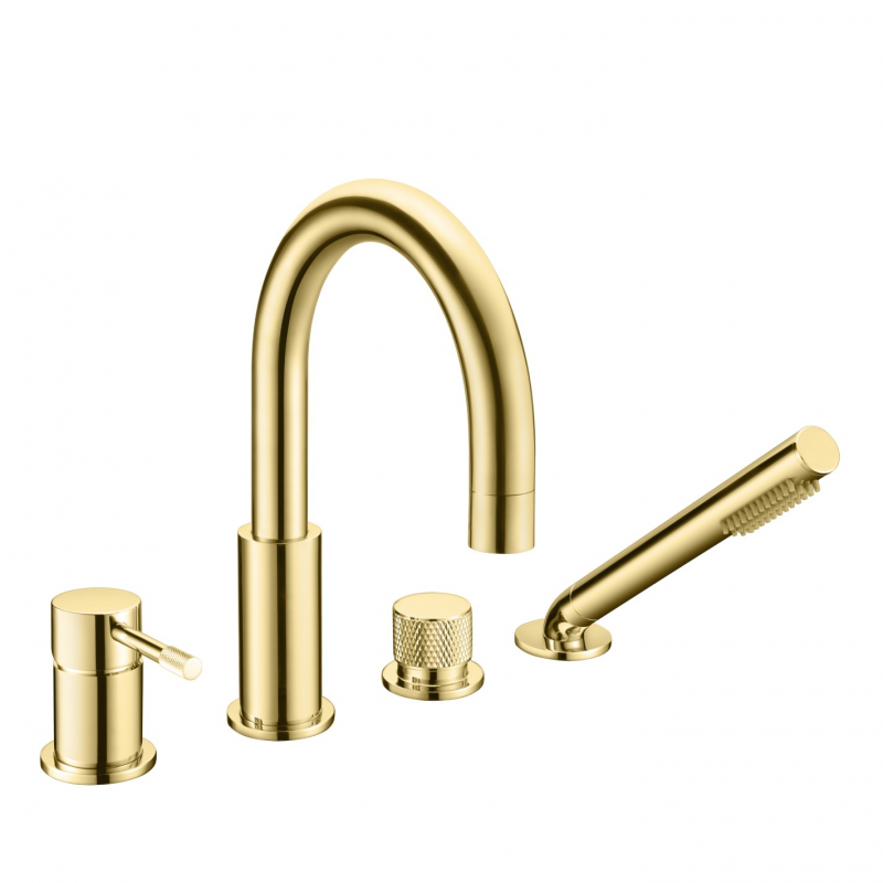 Смеситель врезной на борт ванны UNO 