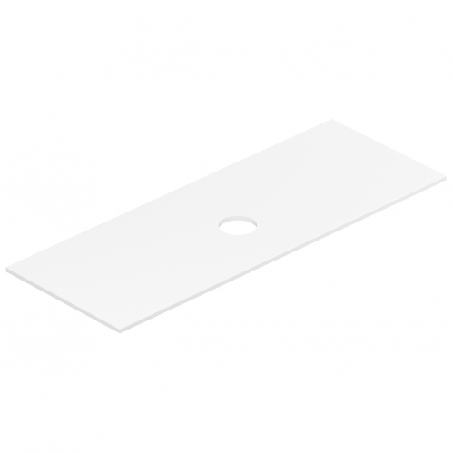 Столешница Luna-Turin 140, White Silk Belux 140