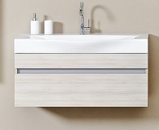 "Бергамо" Тумба с умывальником Bergamo 100*50 подвесная